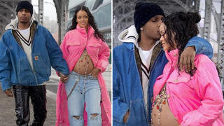 Rihanna bất ngờ lộ bụng bầu sau nhiều tháng giấu kín
