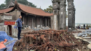  Thanh tra "nóng" việc tu sửa đình cổ 2000 tuổi khiến người dân bức xúc