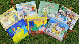 COVID trong mắt trẻ thơ hiện lên qua truyện tranh