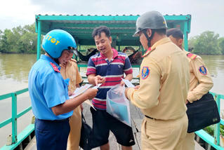 Hạn chế mức thấp nhất tai nạn giao thông đường thủy ở Bạc Liêu 