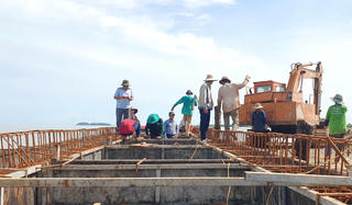 Cà Mau nâng vốn đầu tư Dự án đê biển Tây và kè phòng, chống sạt lở bờ biển