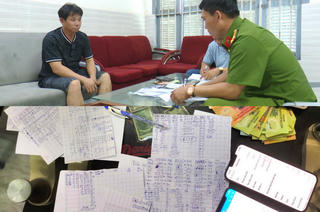 Bắt quả tang đối tượng bán số đề mỗi ngày hơn 40 triệu đồng 