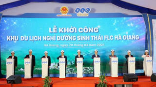 Khởi công Khu du lịch nghỉ dưỡng sinh thái cao cấp FLC Hà Giang