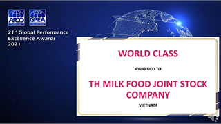 TH true MILK đạt Giải thưởng Chất lượng quốc tế Châu Á – Thái Bình Dương 2021