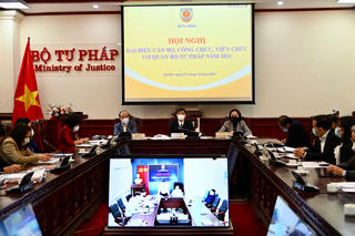 Hội nghị đại biểu cán bộ, công chức, viên chức cơ quan Bộ Tư pháp năm 2021 