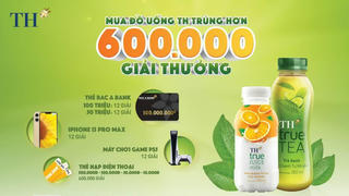 3 bước đơn giản để có cơ hội trúng hơn 600.000 giải thưởng lớn từ TH