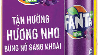 Coca-Cola ra mắt Fanta® Hương Nho mới, bùng nổ vị ngon sảng khoái