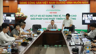 Xử lý và sử dụng tro, xỉ, thạch cao - Giải pháp cho phát triển bền vững