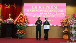 Tiếp tục phát huy vai trò của ngành Thi hành án Quân đội