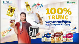 Värna tung chương trình "Trao sức khoẻ vàng, hàng ngàn khuyến mãi cùng Värna"