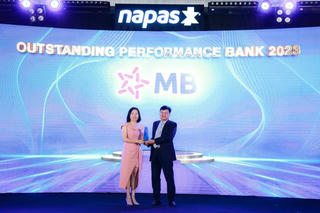 MB đạt 5 giải thưởng lớn nhất tại Hội nghị Ngân hàng thành viên của Napas