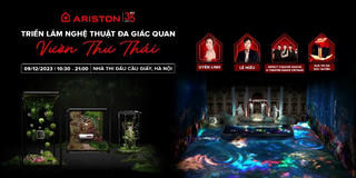 Ariston tổ chức triển lãm nghệ thuật đa giác quan Vườn Thư Thái