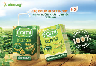 Vinasoy giới thiệu sản phẩm Fami Green Soy, giữ trọn dinh dưỡng tự nhiên trong đậu nành 