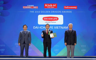 Dai-ichi Life Việt Nam lần thứ 15 liên tiếp được vinh danh tại Giải thưởng Rồng Vàng