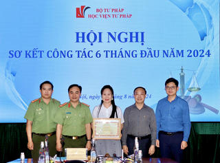 Học viện Tư pháp Sơ kết công tác 6 tháng đầu năm 2024