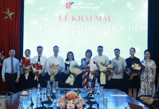 Học viện Tư pháp: Khai mạc Hội thi thao giảng cấp Học viện năm 2024