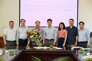 Chào mừng Đại hội đại biểu Chi hội Luật gia Bộ Tư pháp nhiệm kỳ 2024-2029