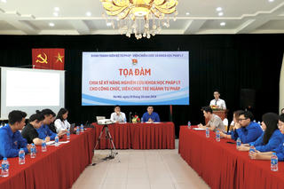 Chia sẻ kỹ năng nghiên cứu khoa học pháp lý cho công chức, viên chức trẻ ngành Tư pháp