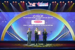 Dai-ichi Life Việt Nam vinh dự lần thứ 4 đạt danh hiệu 'Top 500 Doanh nghiệp Lợi nhuận tốt nhất Việt Nam'