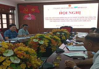 Hà Nam kiểm tra công tác hòa giải ở cơ sở, xây dựng cấp xã đạt chuẩn tiếp cận pháp luật