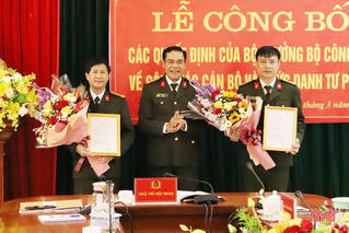 Bổ nhiệm Thủ tưởng 2 cơ quan Cảnh sát điều tra và An ninh điều tra Công an Hà Tĩnh