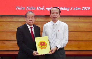 Bổ nhiệm Giám đốc Sở Tài chính tỉnh Thừa Thiên Huế
