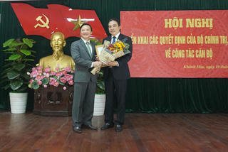 Chuẩn y Phó Bí thư Thường trực Tỉnh ủy Khánh Hòa