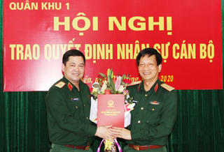Điều động Phó Tham mưu trưởng Quân khu 1 về Bộ Tổng Tham mưu