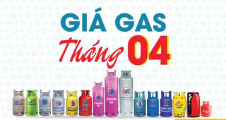 Giá gas tháng 4 giảm kỷ lục