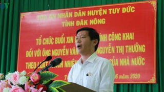 TAND huyện Tuy Đức xin lỗi hai người bị kết án oan