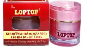 Thu hồi trên toàn quốc mỹ phẩm dưỡng trắng, giữ ẩm da LOPTOP
