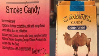 Công an cảnh báo về kẹo thuốc lá bán ở các cổng trường 