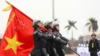 Xuất quân diễn tập phương án bảo vệ Đại hội XIII của Đảng