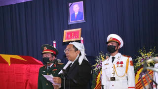 Lời cảm ơn của Ban Lễ tang Nhà nước và gia đình đồng chí Trương Vĩnh Trọng