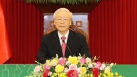 Tổng Bí thư Nguyễn Phú Trọng điện đàm với Bí thư thứ nhất Đảng Cộng sản Cuba