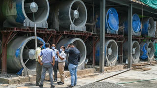 Ấn Độ xây 'Tháp khói' cao 25 ​​mét ở trung tâm thủ đô 