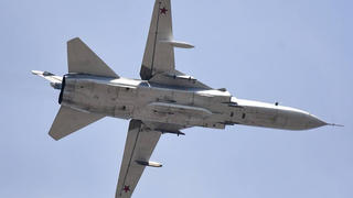 Máy bay ném bom Su-24 gặp nạn
