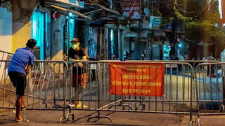 Tạm đóng cửa chợ Ngọc Hà do liên quan đến ca nghi mắc COVID-19