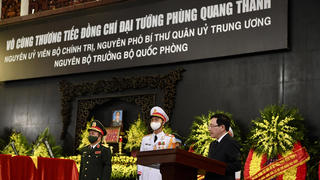Tổ chức trọng thể Lễ tang Đại tướng Phùng Quang Thanh
