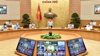10.400 xã phường thị trấn tham dự cuộc họp của Thủ tướng bàn phương án dần nới lỏng giãn cách xã hội