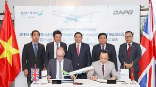 Thủ tướng dự lễ công bố đường bay thẳng Việt-Anh