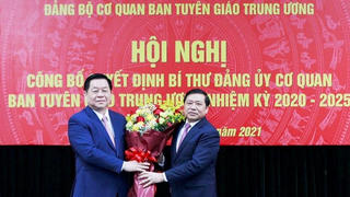 Công bố quyết định chỉ định Bí thư Đảng ủy Cơ quan Ban Tuyên giáo Trung ương