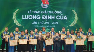  57 nhà nông trẻ xuất sắc toàn quốc nhận Giải thưởng Lương Định Của 
