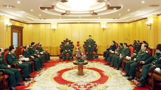 Thăng quân hàm và bổ nhiệm nhân sự mới trong quân đội