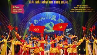 “Mãi mãi niềm tin theo Đảng”: Chương trình nghệ thuật mừng 92 năm ngày thành lập Đảng