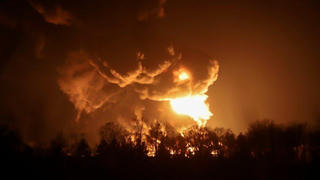 Nổ lớn gần thủ đô Kiev