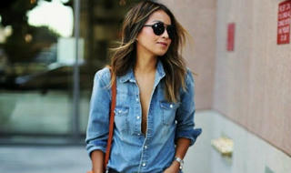 Cách phối áo sơ mi trẻ trung ngày hè cho nàng công sở