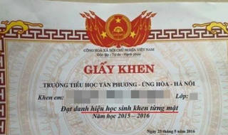 Hà Nội lý giải tình trạng “lạm phát” giấy khen học sinh