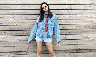 Thanh Hằng, Hà Tăng ưa chuộng áo khoác denim nam tính