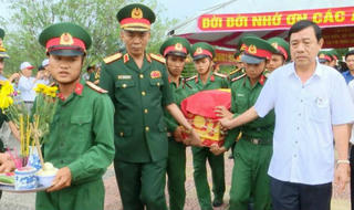 Quảng Trị tổ chức truy điệu và an táng 12 hài cốt liệt sỹ